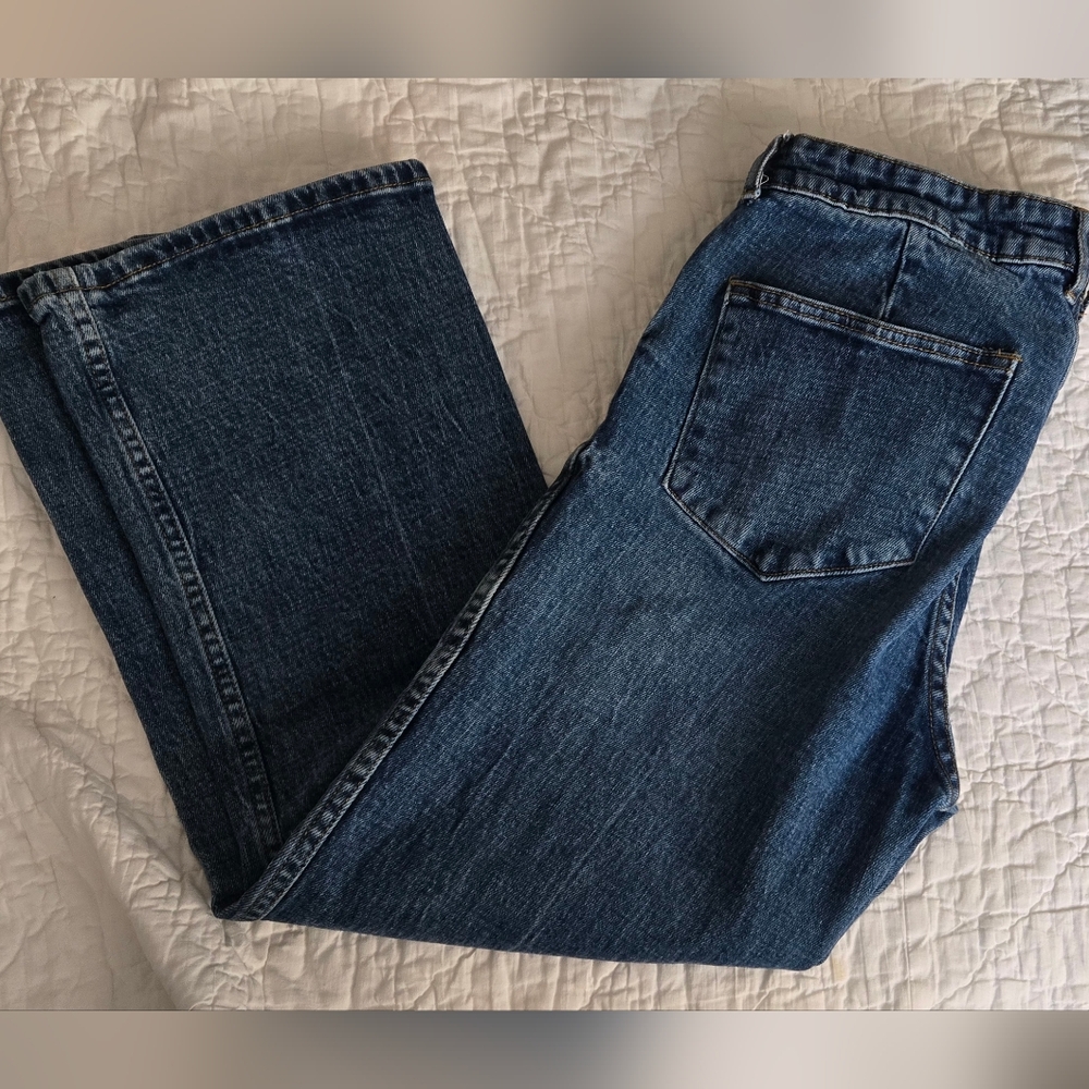 Oat New York Men's Bootcut Jeans - Dark Blue